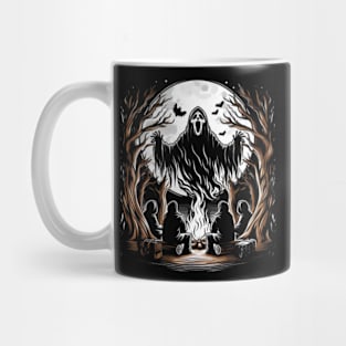 Nightfire Whispers: Campfire Ghost Stories T-Shirt Mug